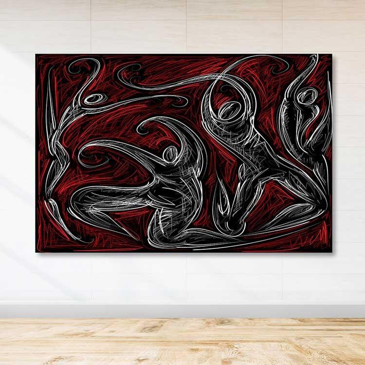 Wallity Сет Слики MDF293477624, 3 Дела