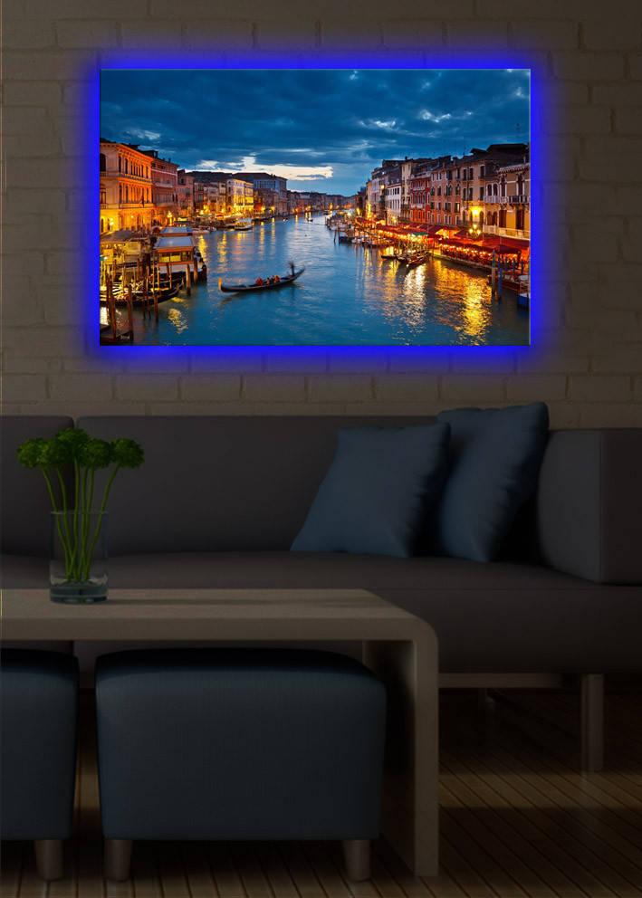 Wallity Слика со LED Осветлување ABD-004, 45x70 cm