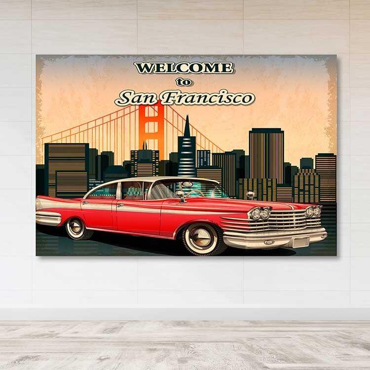 Wallity Слика DEV6695, 100x140 cm