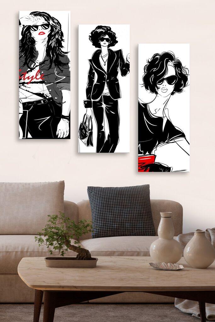 Wallity Сет Слики MDF258856679, 3 Дела