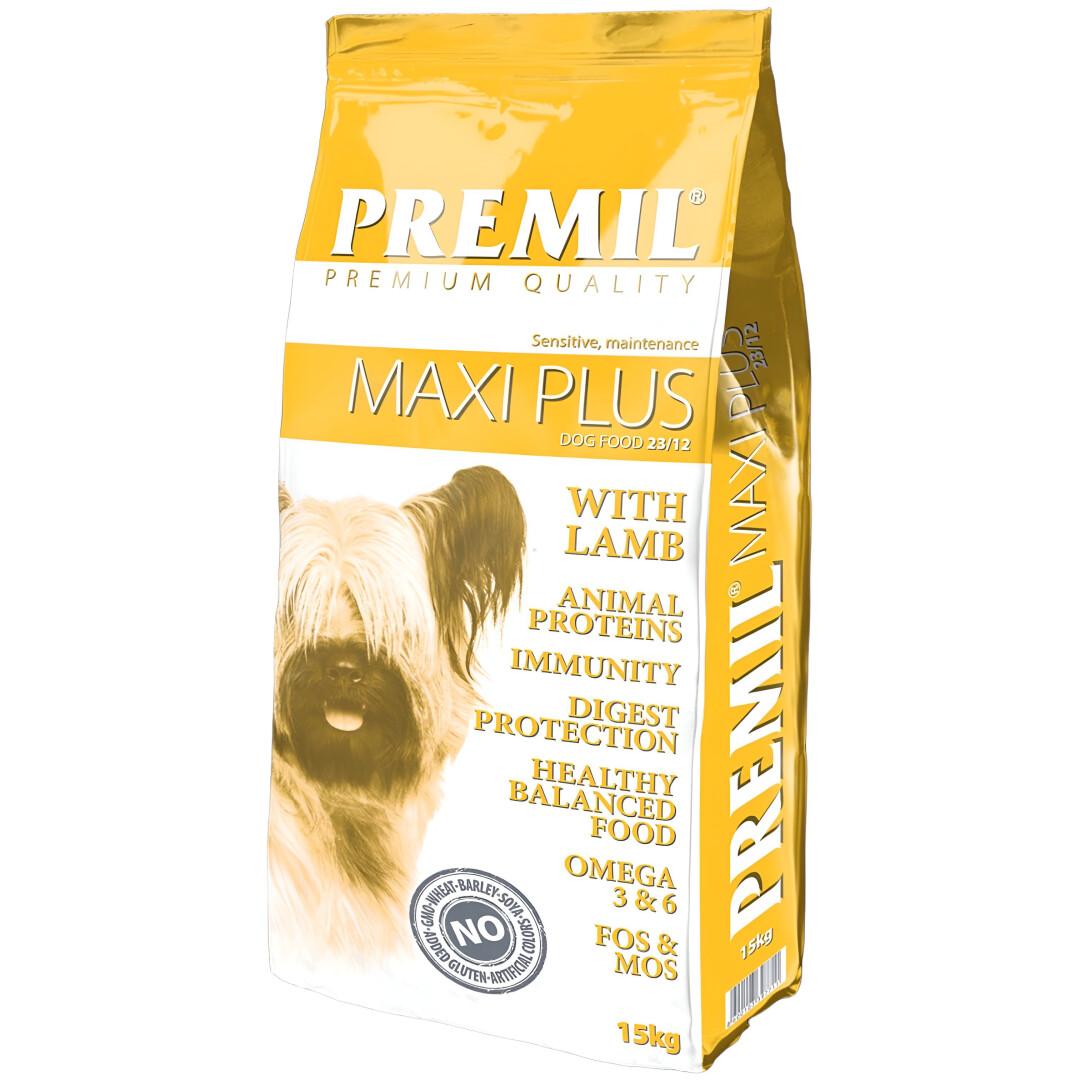 PREMIL Premium Maxi Plus Сува храна за кучиња [Вреќа 15кг]