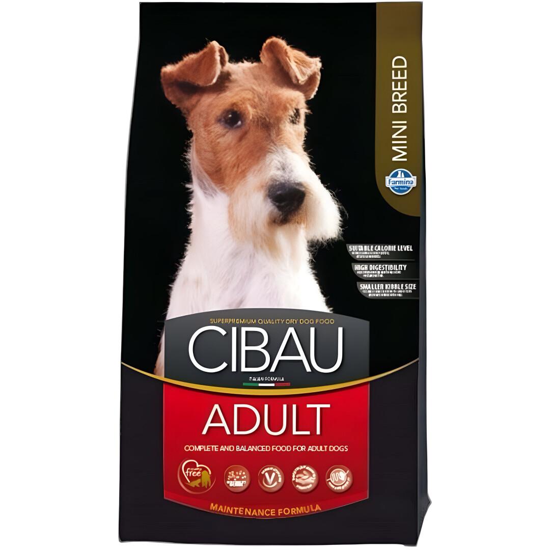FARMINA CIBAU Adult Mini Сува храна за Возрасни кучиња со Пилешко,Ориз и Риба [Вреќа 7кг]