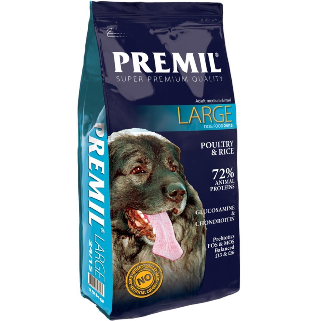 PREMIL Super Premium Large Сува храна за кучиња [Вреќа 15кг]