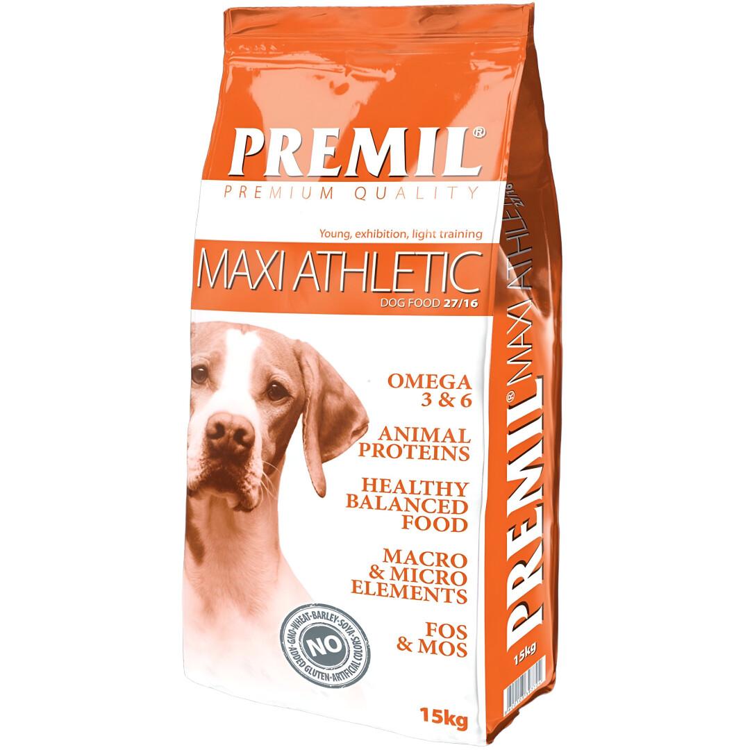 PREMIL Premium Maxi Athletic Сува храна за кучиња [Вреќа 15кг]