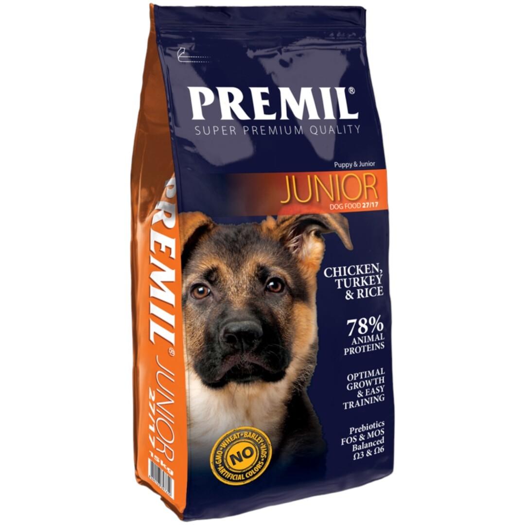PREMIL Super Premium Junior Сува храна за кучиња [Вреќа 15кг]