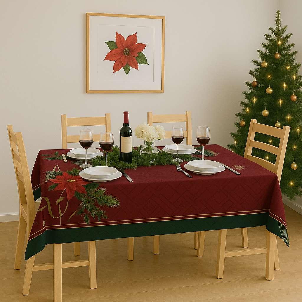 Чаршаф за маса Хермија Hm-Tblnwy26-14, 140 x 300 см, шарен