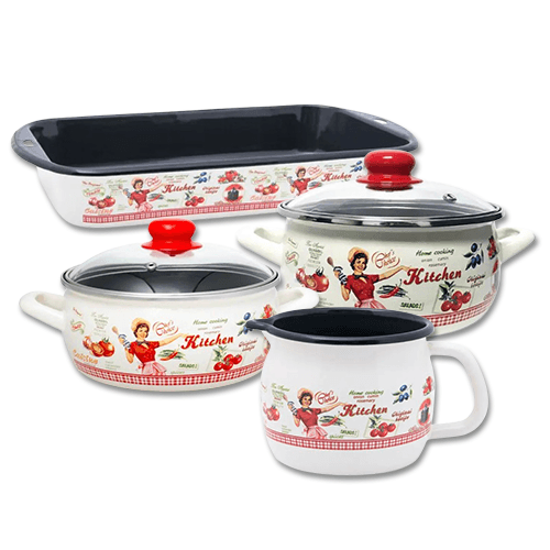 METALAC Сет декор - црвени 6/1