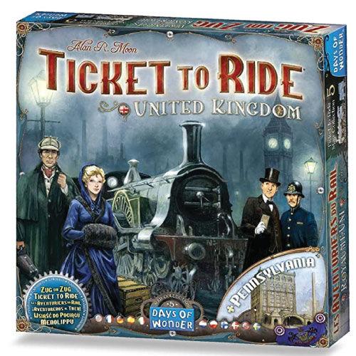 Days of Wonder Ticket to Ride Map Collection: Volume 5 - United Kingdom & Pennsylvania Друштвена игра