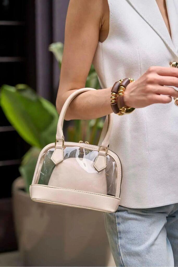 Женска чанта Bagmori MK1020225SV10-023, кремаста