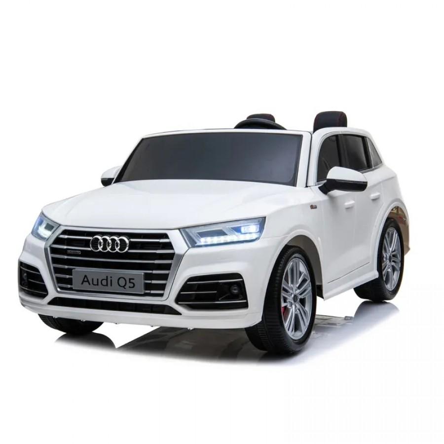 Audi Автомобил на акумулатор Q5 Бел 12V 7AH 2x35W 116x75x56cm