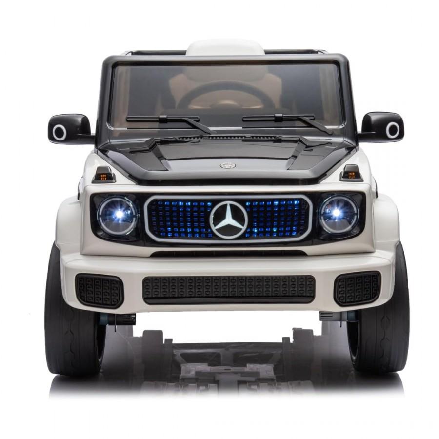 Mercedes Автомобил на акумулатор G-CLASS G63 Бел 12V 9AH 121*74*62cm