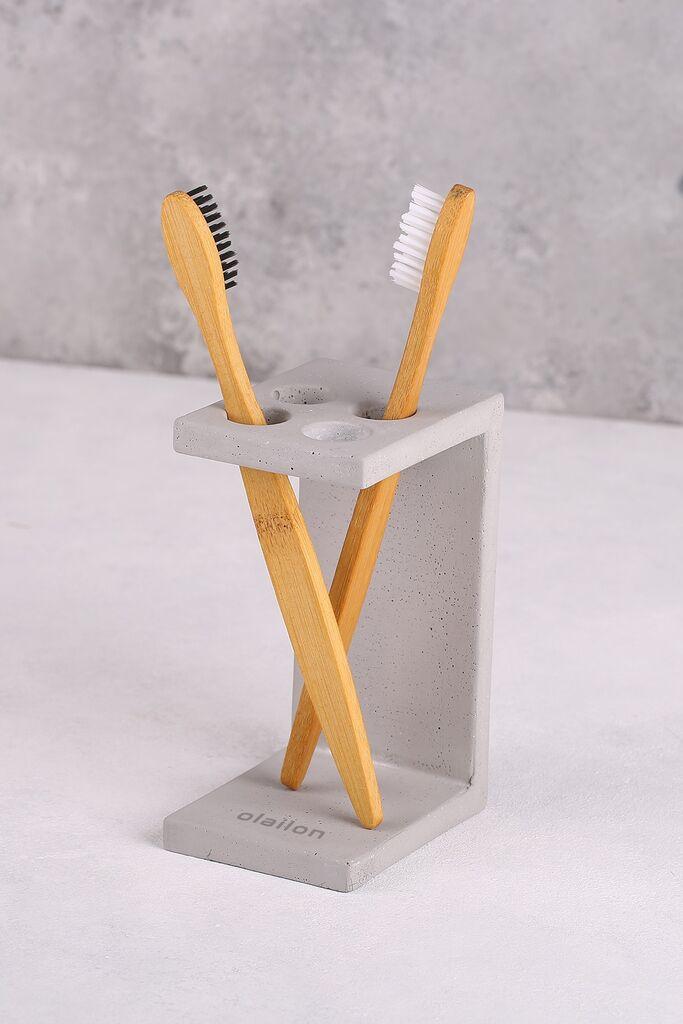 Држач за тоалетна хартија Aberto Design Dis Fircalik, 8 x 13 см, сив