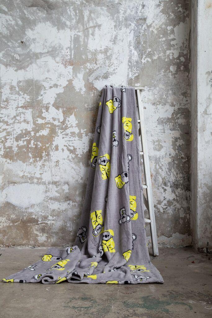 Ќебе L'essentiel Maison Koala Bear, 110 x 140 cm, жолто