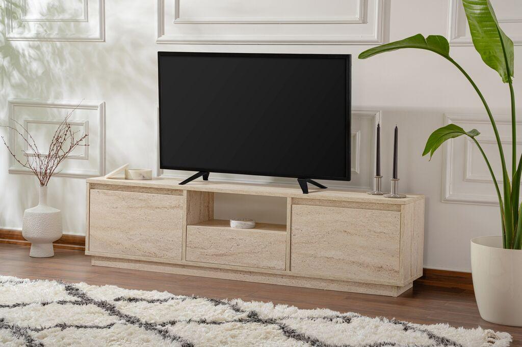Комода Hanah Home TV Vanguard, 160x42x29,5 см, беж