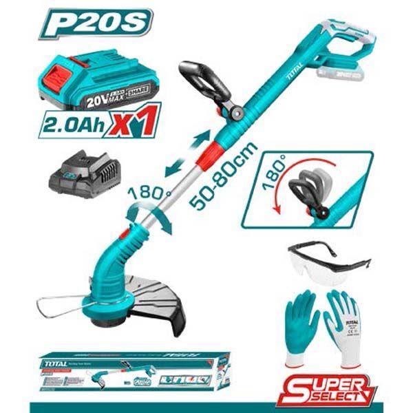 TOTAL Тример 20V Телескопски + Гратис ракавици TGTLI20301 231380