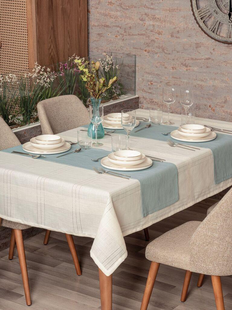 Комплет чаршафи L'essentiel Maison Jasmine 160, 155x160 см, 35x130 см, 2 парчиња, м крем
