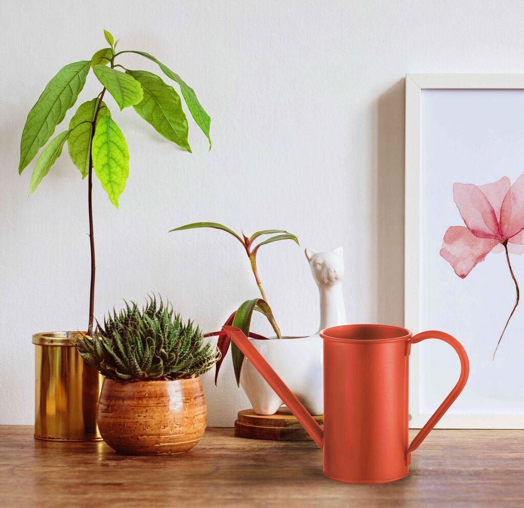 Наводница за цвеќиња Aberto Design SLK0007, 1,5 л, 11x11x17 см, црвена