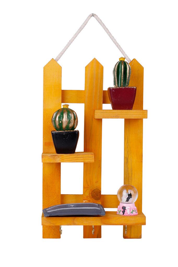 Полица за клучеви Aberto Design 213, 40x23x9 см, кафеава