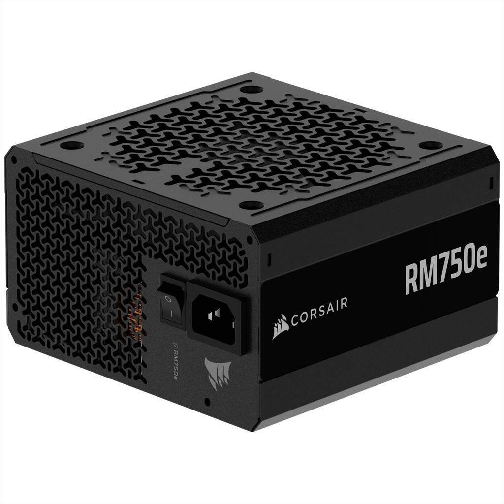 CORSAIR Напојување RM750E 750W 80 Plus Gold ATX 3.1 Full Modular, Црно