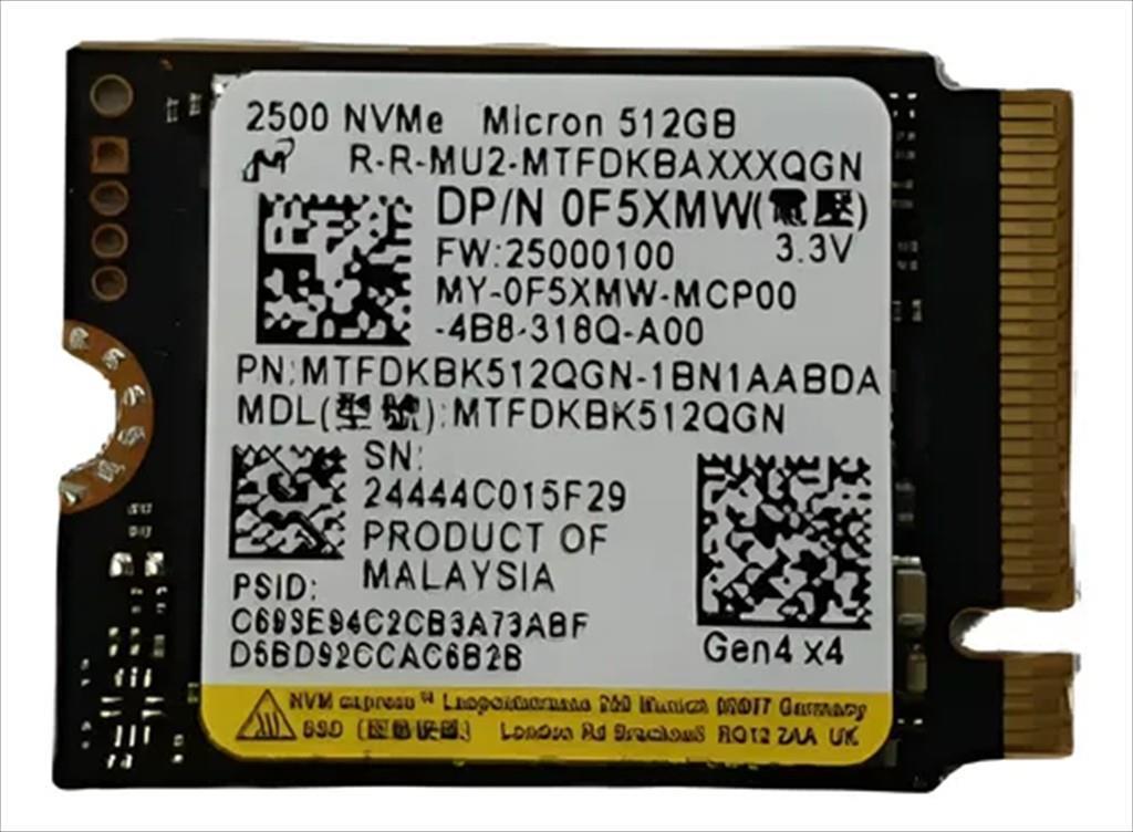 MICRON SSD Диск M.2 NVMe Gen4 512GB 2230