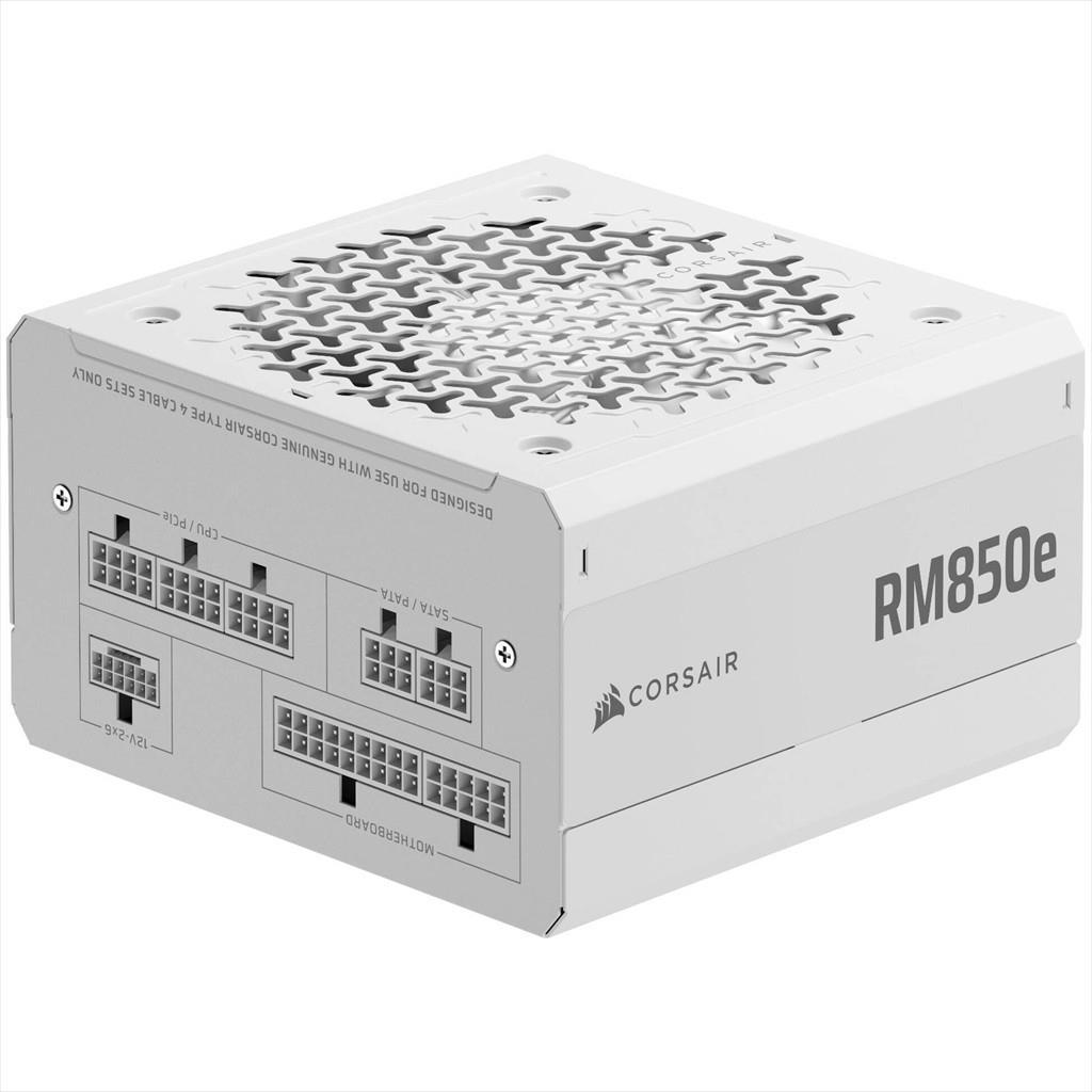 CORSAIR Напојување RM850E 850W 80 Plus Gold ATX 3.1 Full Modular, Бело
