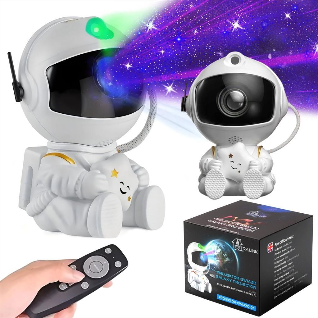 EXTRALINK Ласерски LED Проектор Astronaut Gwiazd 03
