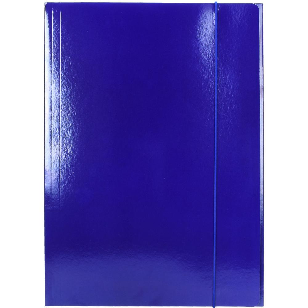 Optima Папка со ластик плава 600г 60671