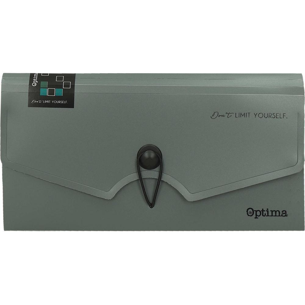 Optima Папка со прег. б6 сива 120394