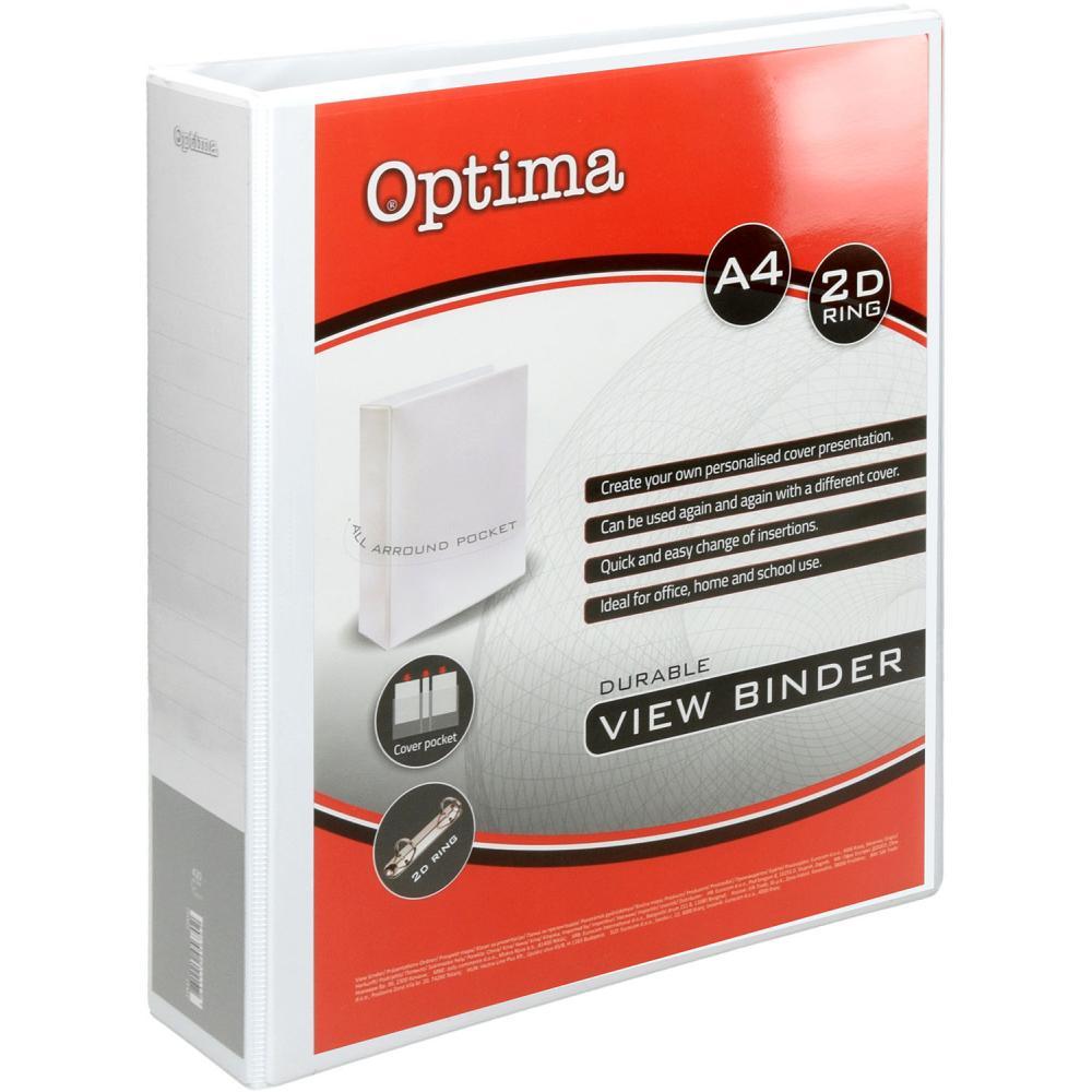 Optima Папка со 2 прстени 75мм а4 24517