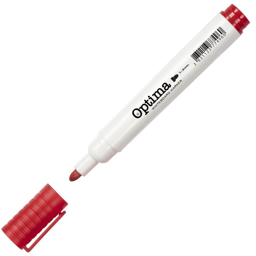 Optima Маркер за табла црвен 110976