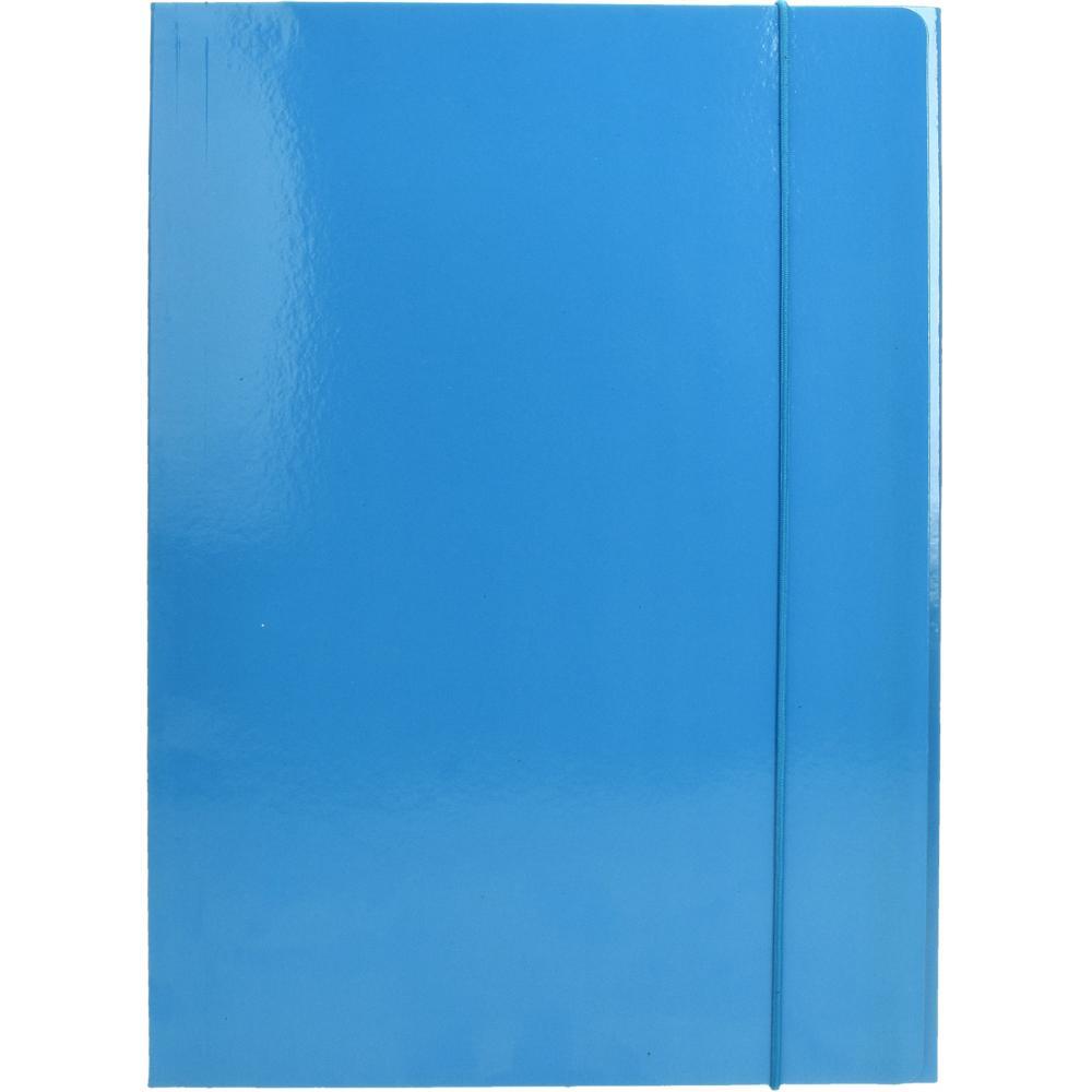 Optima Папка со ластик св.пла 600г 60672