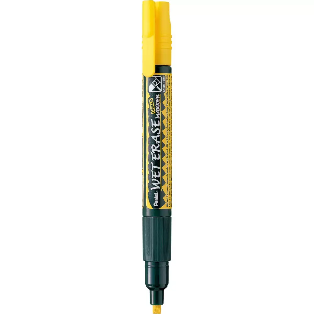 Pentel Маркер течна креда смв26 жолта