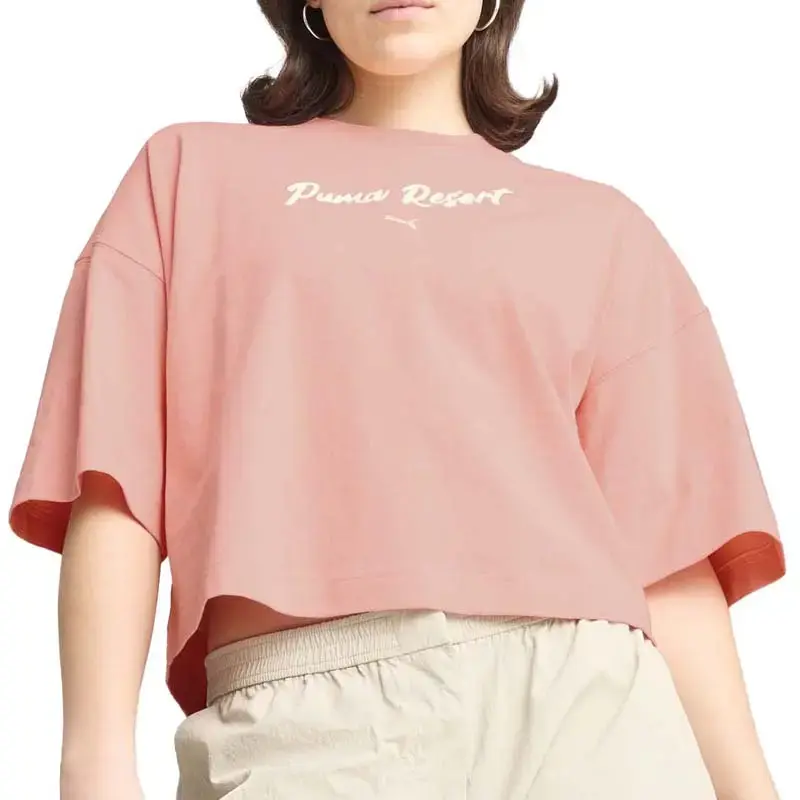 Женска маица Puma Premium, валкано розова