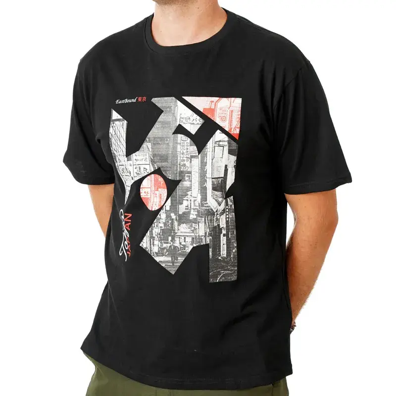 Eastbound Машка маица TOKYO, црна