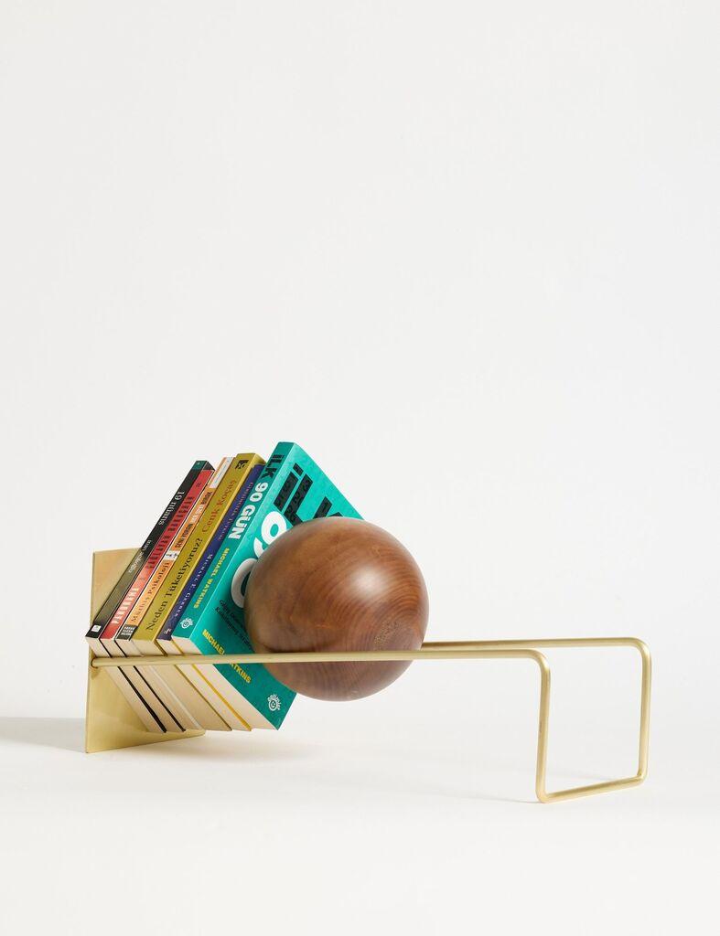 Држач за книги Hanah Home Toke 16,5 x 18 x 49 см, златна боја