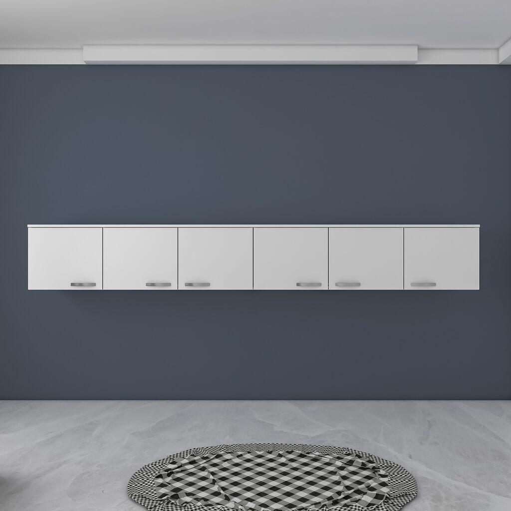 Кујнски елемент Hanah Home BA132-3834, 243x45x48,3 см, бел