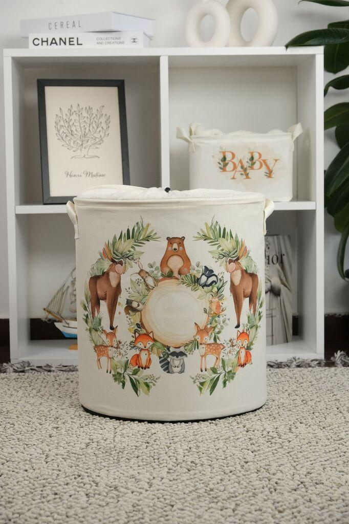 Кошница за складирање Aberto Design YLC.S.B.036, 37x40x37 см, беж