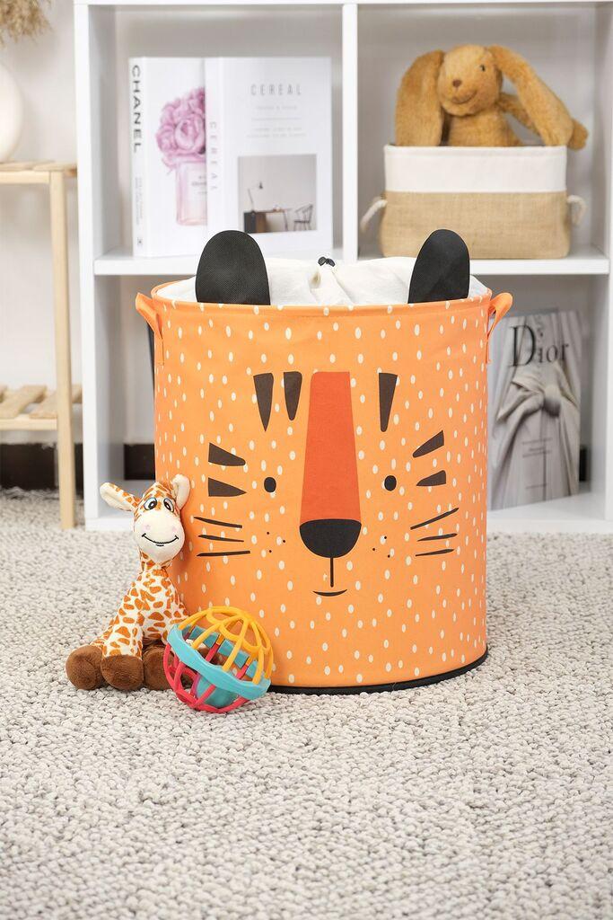 Кошница за складирање Aberto Design YLC-S038, 37x40x37 см, портокалова