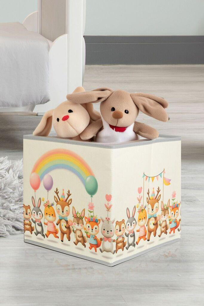 Кошница за складирање Aberto Design YLC-K030, 30x30x30cm, беж