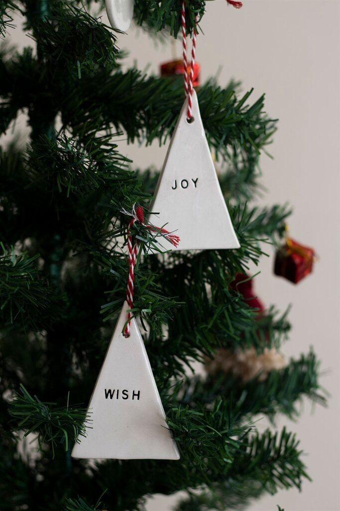 Комплет божиќни декорации Aberto Design BSY116, 2 парчиња, бел