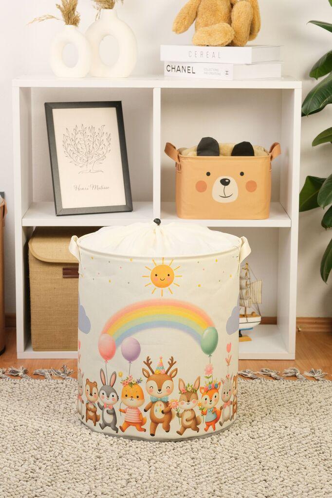 Кошница за складирање Aberto Design YLC-S060, 37x40x37 см, беж