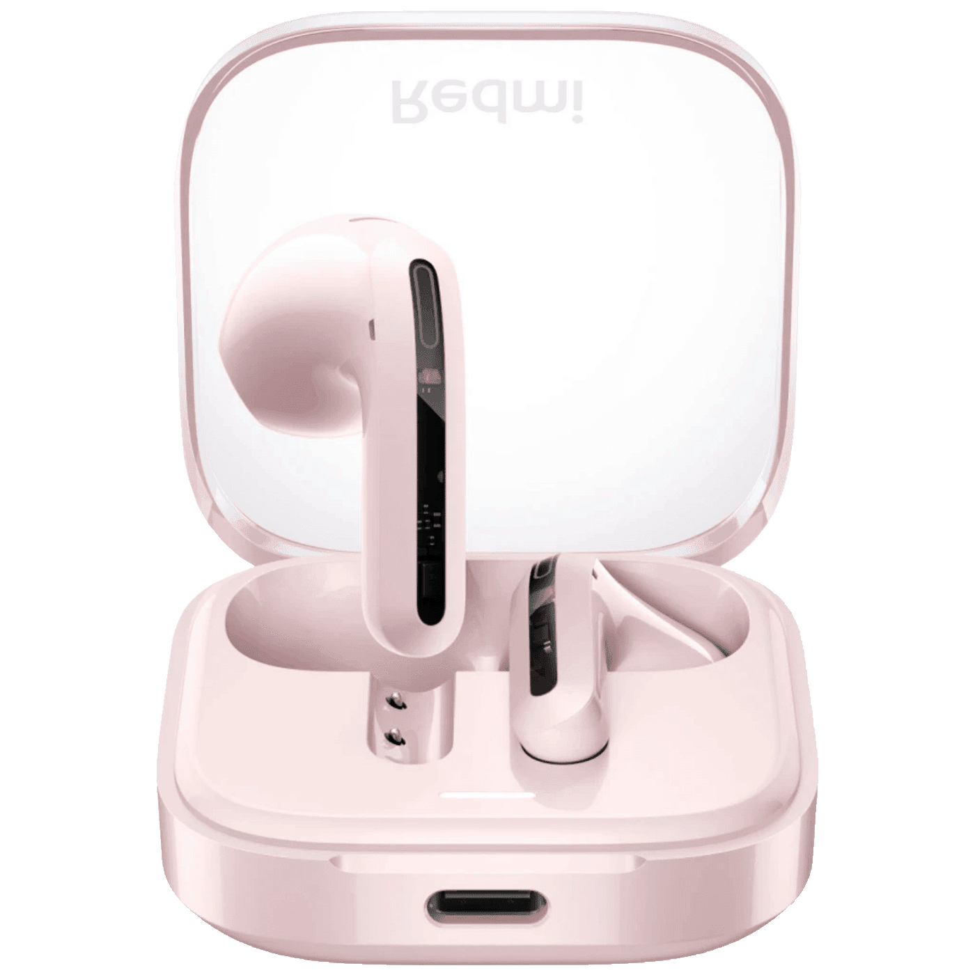 XIAOMI Безжични слушалки со футрола за полнење Bluetooth XIAOMI Redmi Buds 6 Active Розеви