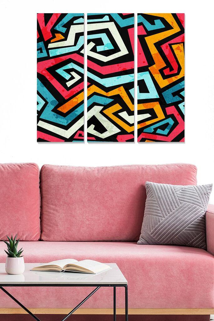 Wallity Сет Слики MDF8830272, 3 Дела