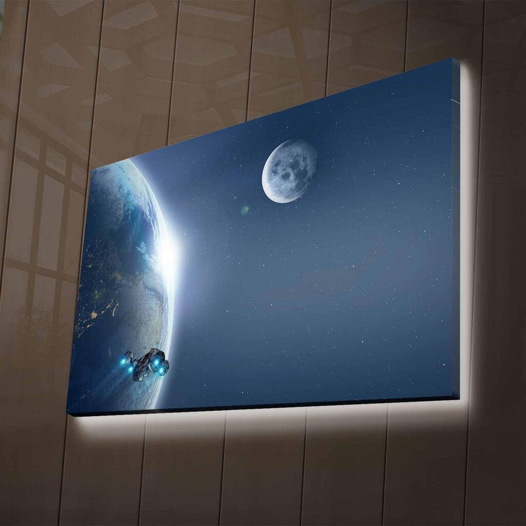 Wallity Слика со LED Осветлување NASA-036, 45x70 cm