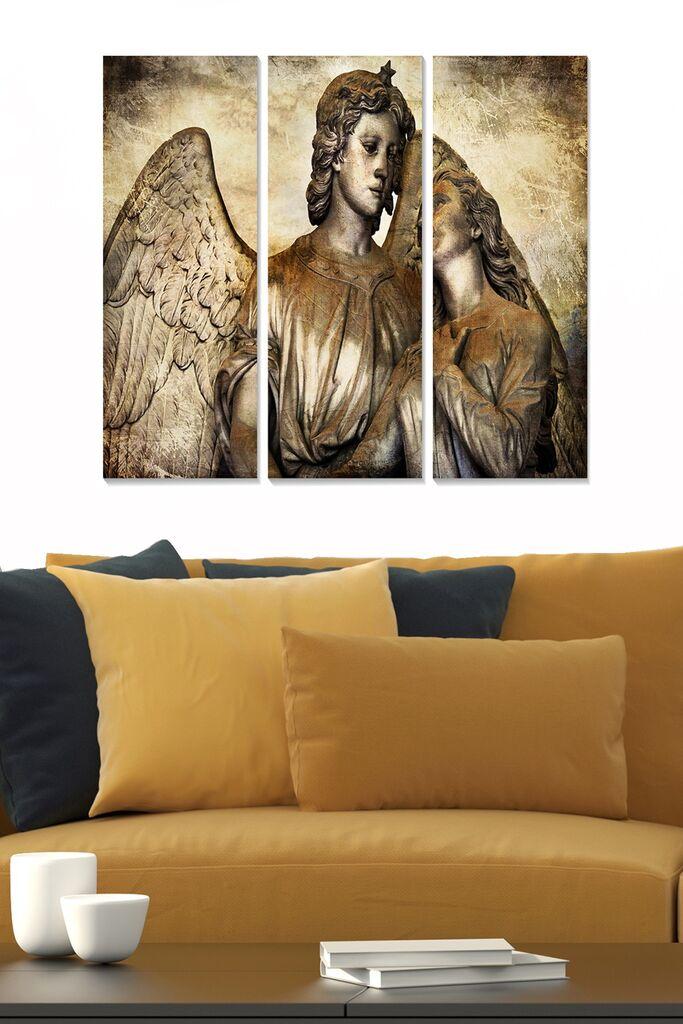 Wallity Сет Врамени MDF Слика Myk3009-3, 3 Дела