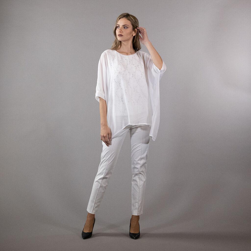 Astibo Панталони БАМБИТ - бела, 46