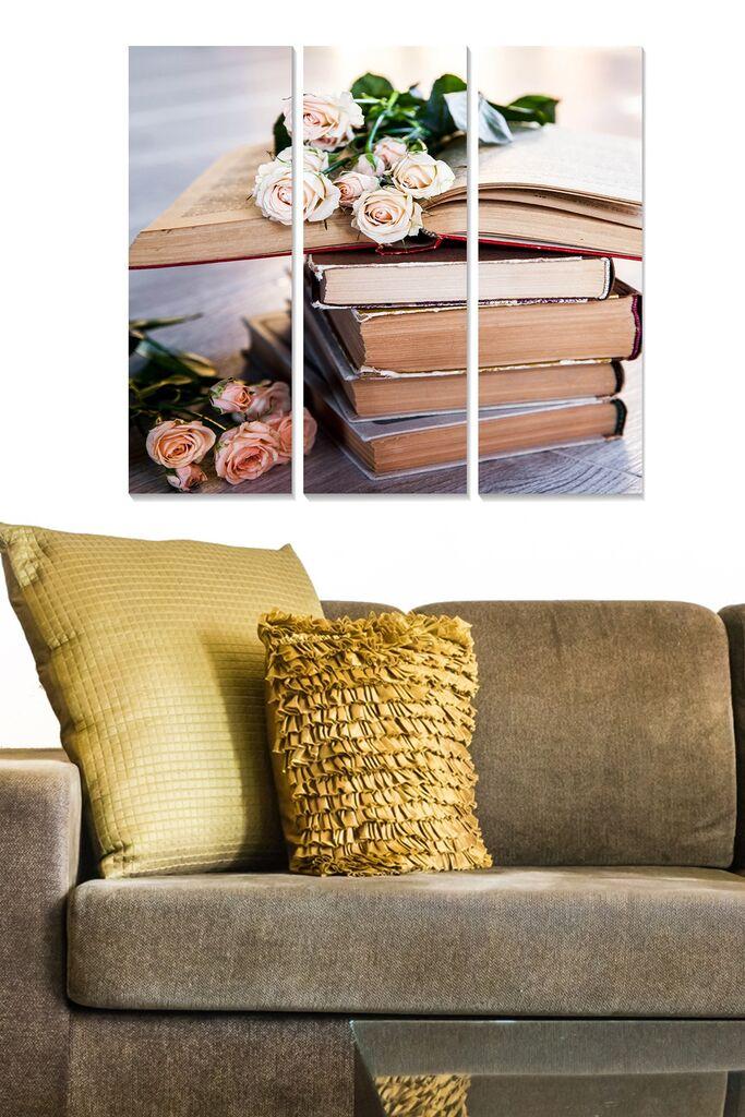 Wallity Сет Врамени MDF Слика Myk3014-1, 3 Дела