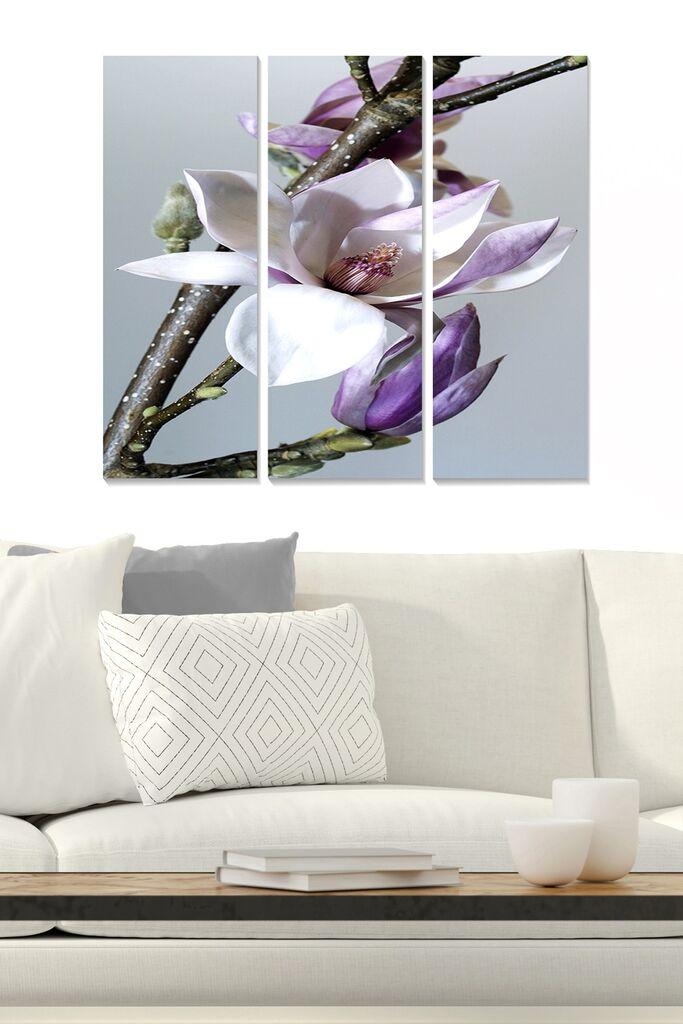 Wallity Слика со LED Осветлување Vaporwave Statue, 66x99 cm