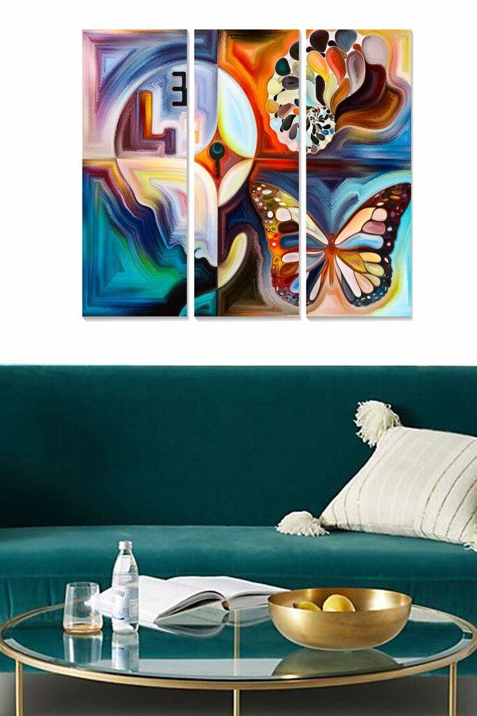 Wallity Сет Слики MDF54683737, 3 Дела