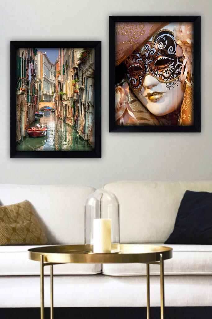 Wallity Сет Слики во Рамка SYC7436502415418, 2 Дела